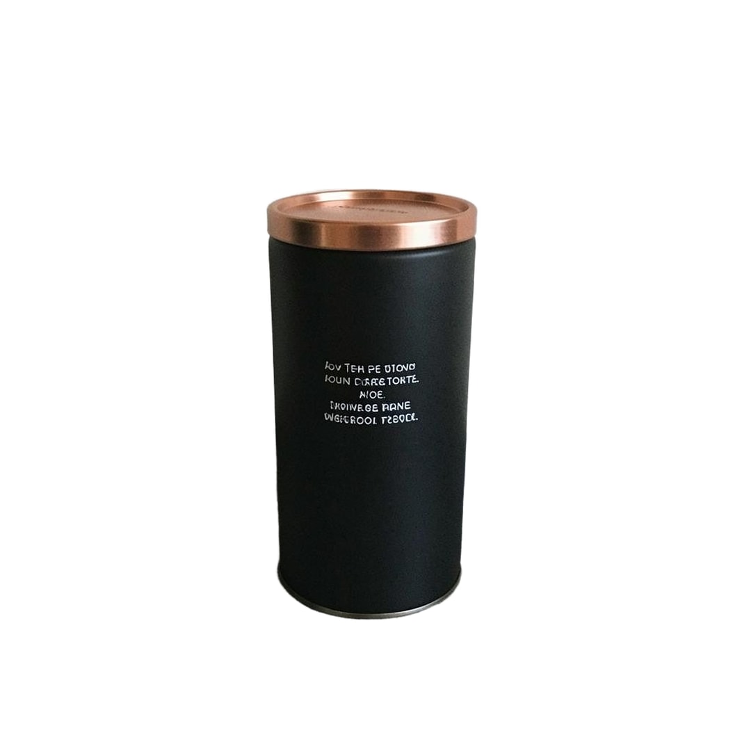 The same tin cut out onto a pure white background